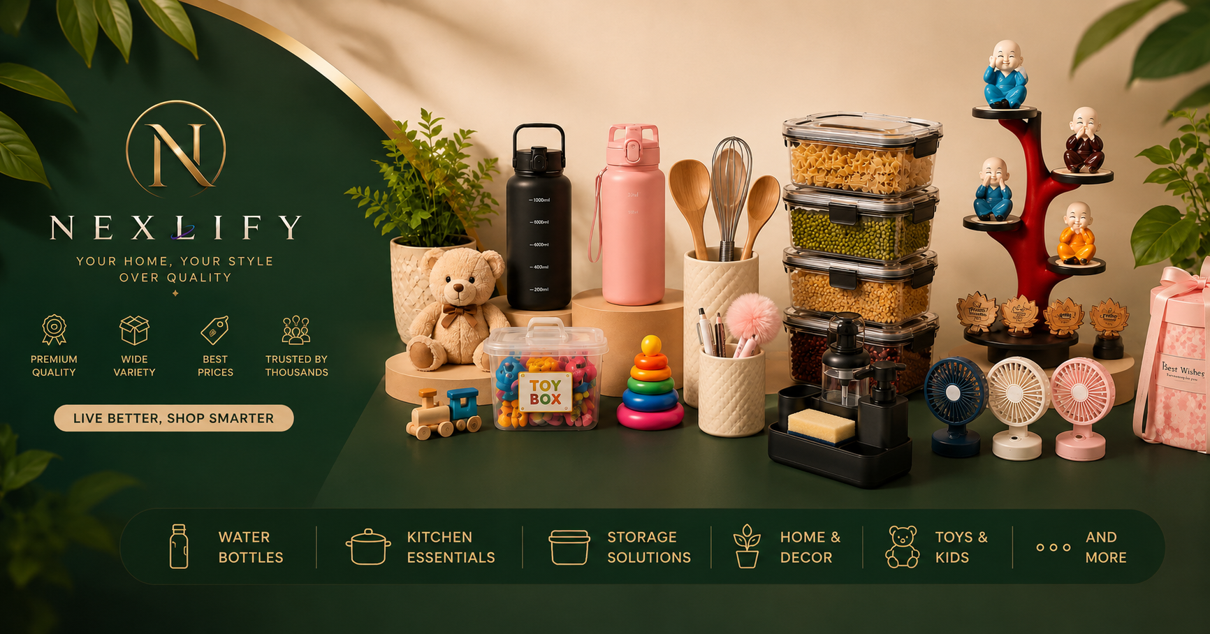 NEXLIFY premium home & lifestyle essentials